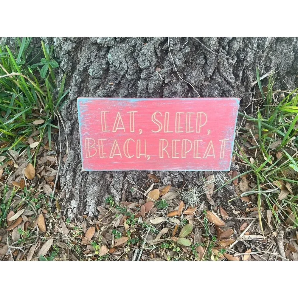 Handmade sign, Beach sign, Wall decor, Wall hanging